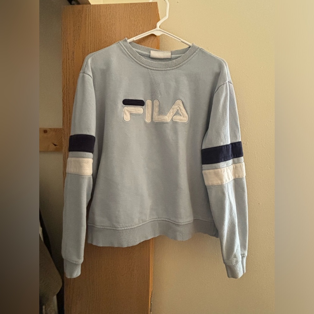 Blue Fila Crewneck